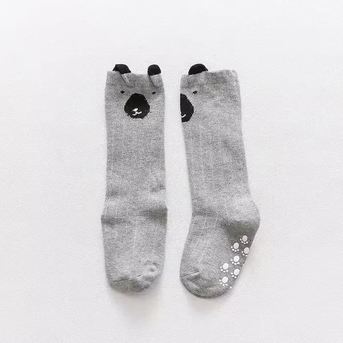1 paires/lot bébé chaussettes genou haute garçon fille nouveau-né enfant en bas âge coton longues