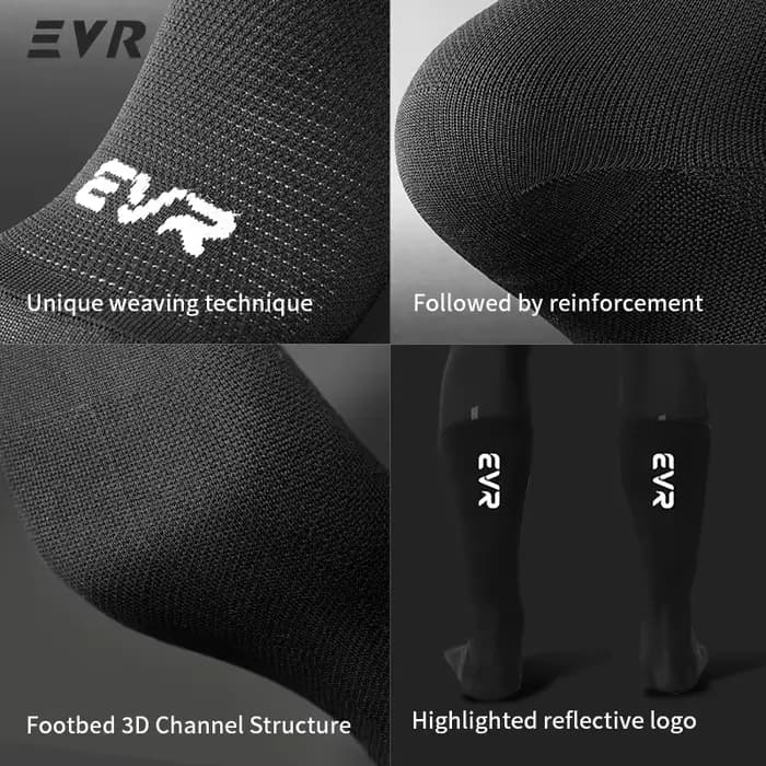 Chaussettes de cyclisme EVR professionnelles unisexes
