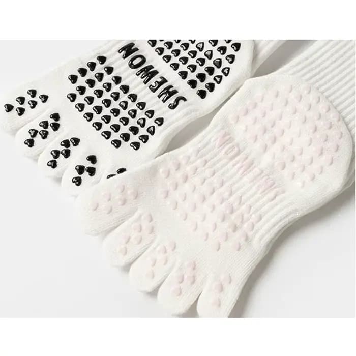 Chaussettes Pilates à cinq orteils pour femmes