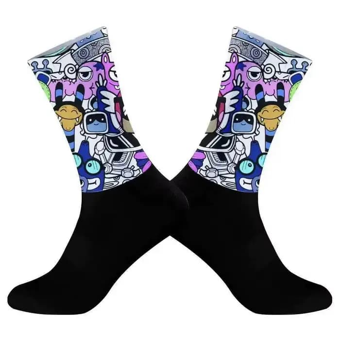 Chaussettes de sport professionnelles pour vélo de route et VTT
