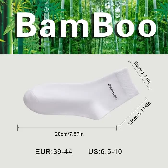 5 paires de chaussettes en bambou pour hommes