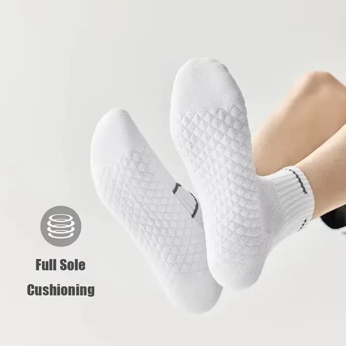 4 paires de chaussettes de sport Pro Performance – respirantes, rembourrées, antidérapantes pour la course et l'entraînement