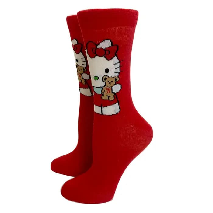 Anime Colorful Funny Happy Casual Long Socks for Women