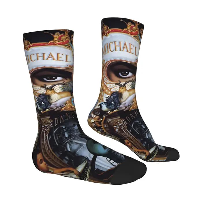 1 paire de chaussettes amusantes pour hommes