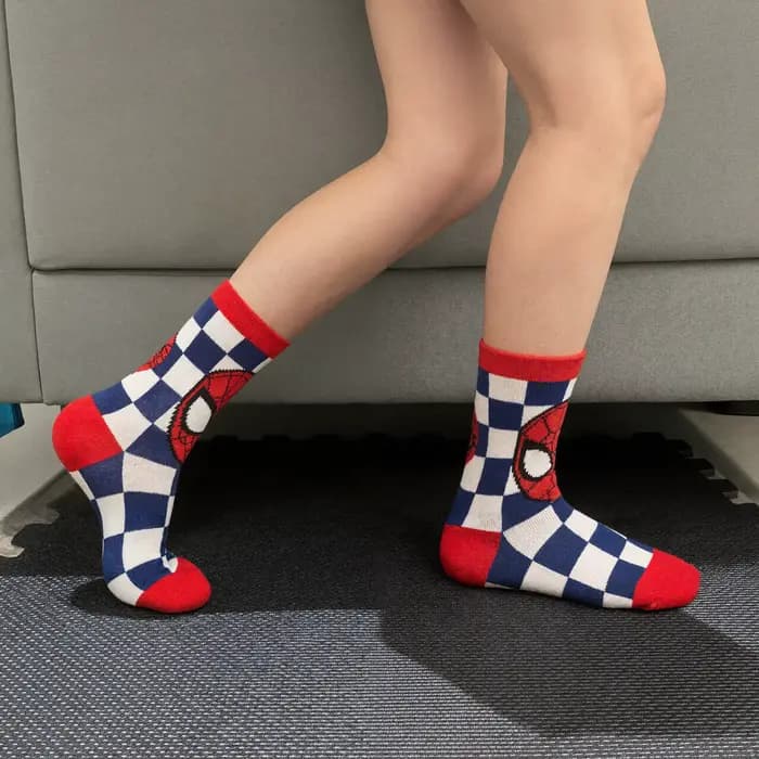 5 paires de chaussettes Spiderman pour enfants