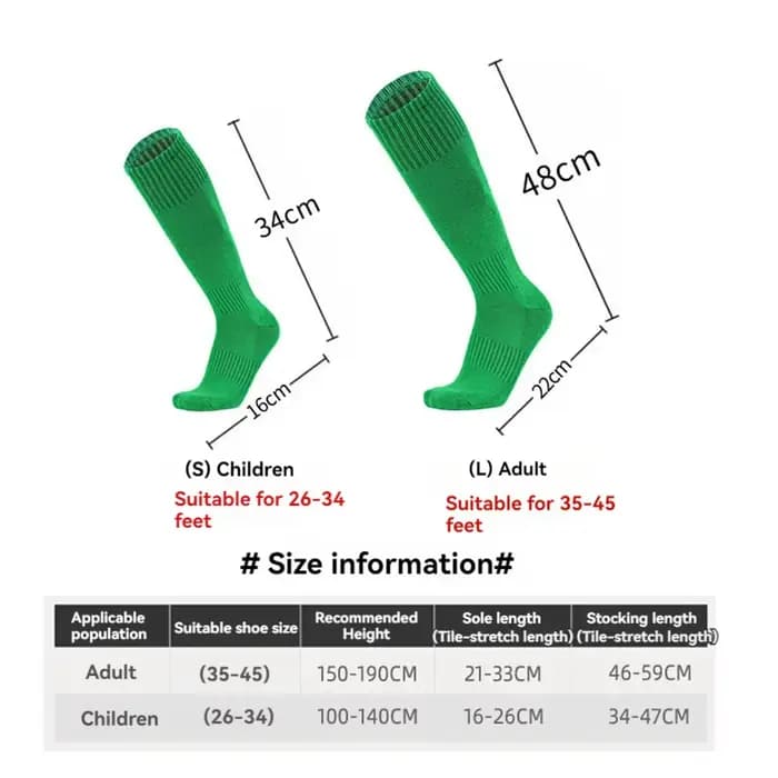 Loogdeel 1 paire enfants chaussettes de Football garçons chaussettes de Football filles genou chaussettes hautes Baseball Softball sport enfants jeunes hommes femmes