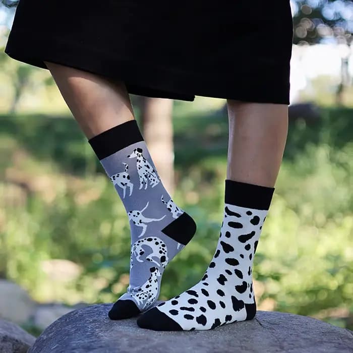 1 paire homme femmes chaussette originale AB marée chaussettes coloré chat chien Koala vache coton