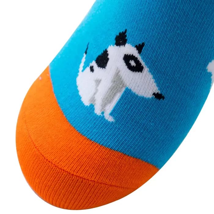 Chaussettes en coton colorées pour hommes et femmes