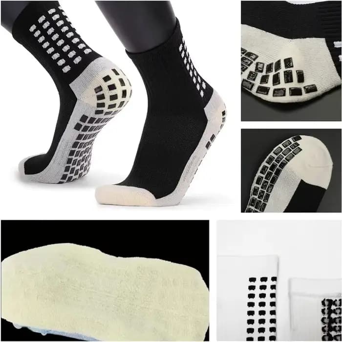 1/4 paires anti-dérapant Football femmes hommes Sport de plein air Grip