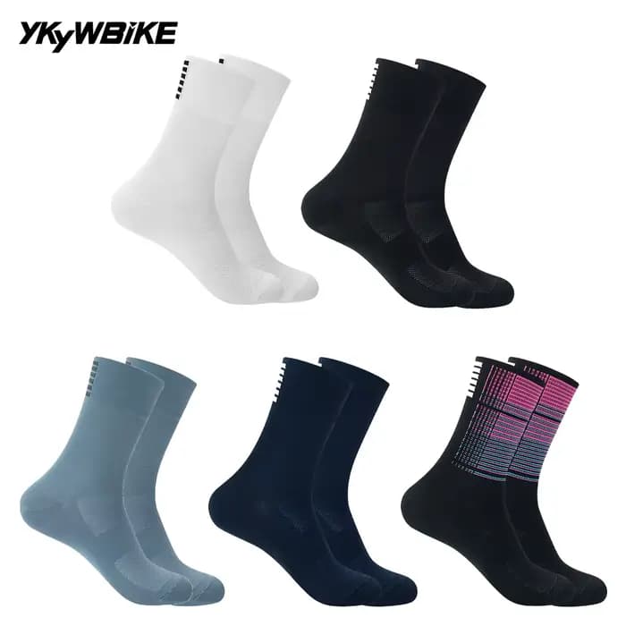 YKYWBIKE – chaussettes de Sport respirantes pour hommes et femmes