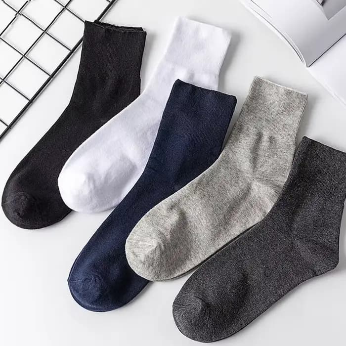 5 paires de chaussettes pour diabète sans liaison pour hommes