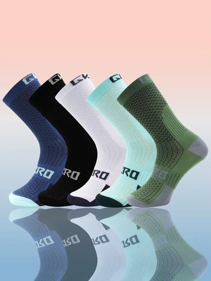 Chaussettes de cyclisme professionnelles respirantes pour hommes et femmes