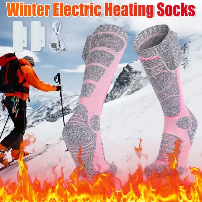 Chaussettes chauffantes électriques 3 modes réglables