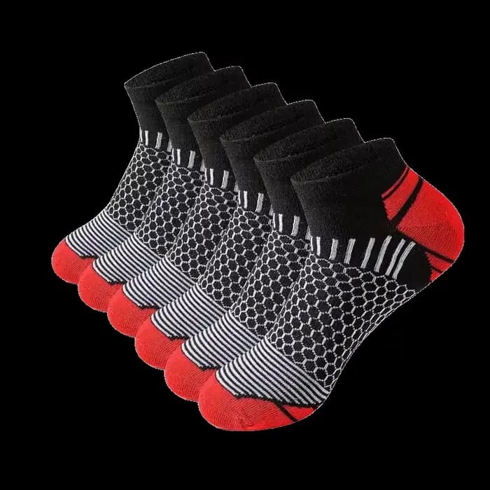 6/12 paires de chaussettes basses colorées pour hommes