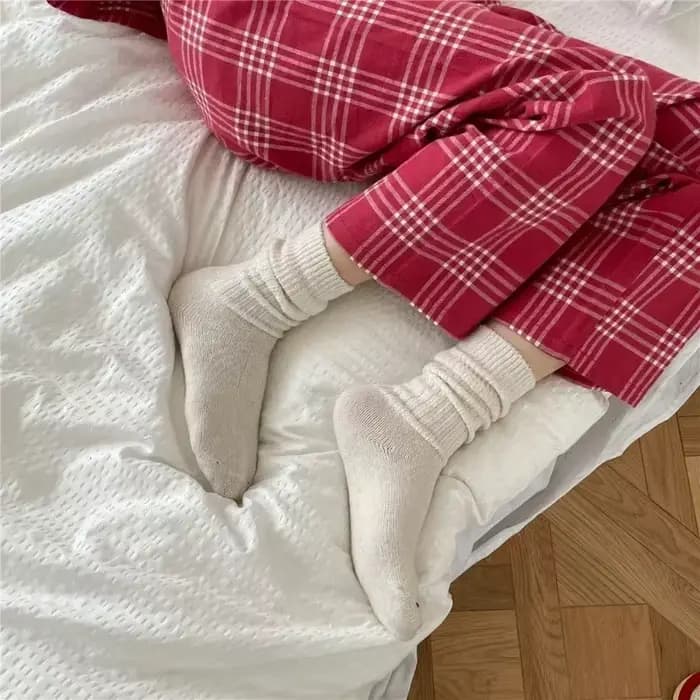Chaussettes longues thermiques en laine cachemire pour femmes