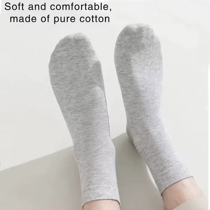 3 Paires Pure document Haute Qualité Blanc Hommes Coton Chaussettes Doux Respirant Antifavorable Noir