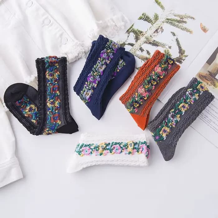 5 paires de chaussettes pour femmes
