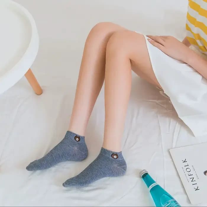 10 paires de chaussettes à motifs de dessin animé pour femmes