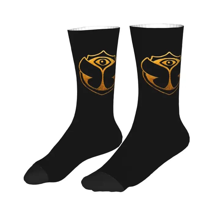 Chaussettes Tomorrowland pour hommes et femmes, chaussettes chaudes et tendance, style musique électronique belge