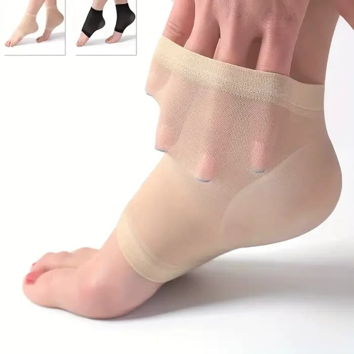 1 paire de chaussettes en Silicone respirantes à haute élasticité améliorées