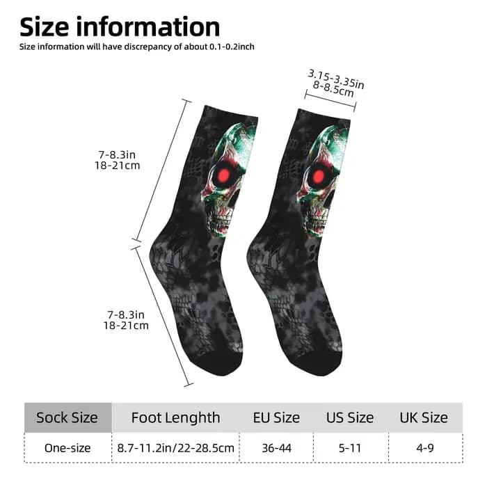 Personnalisé egypte crâne moteur Rock musique mode chaussettes femmes hommes chaud 3D imprimé sport Football chaussettes