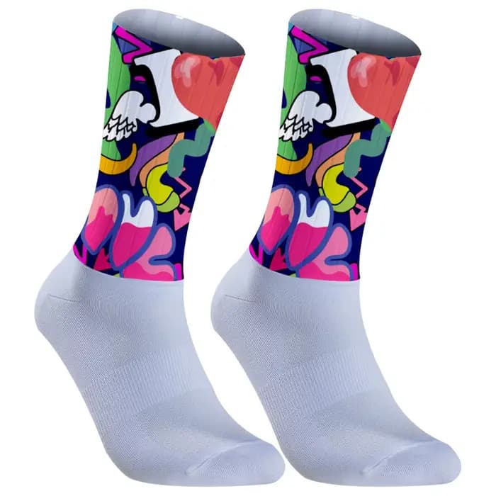 Chaussettes aérodynamiques respirantes pour hommes et femmes