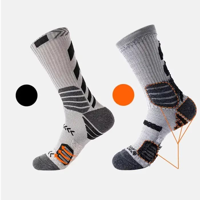 Elite Sport cyclisme basket-ball chaussettes Compression course homme noir tendance respirant longue randonnée amortissement athlétique professionnel