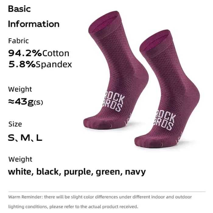 ROCKBROS ROAD TO SKY chaussettes de Sport