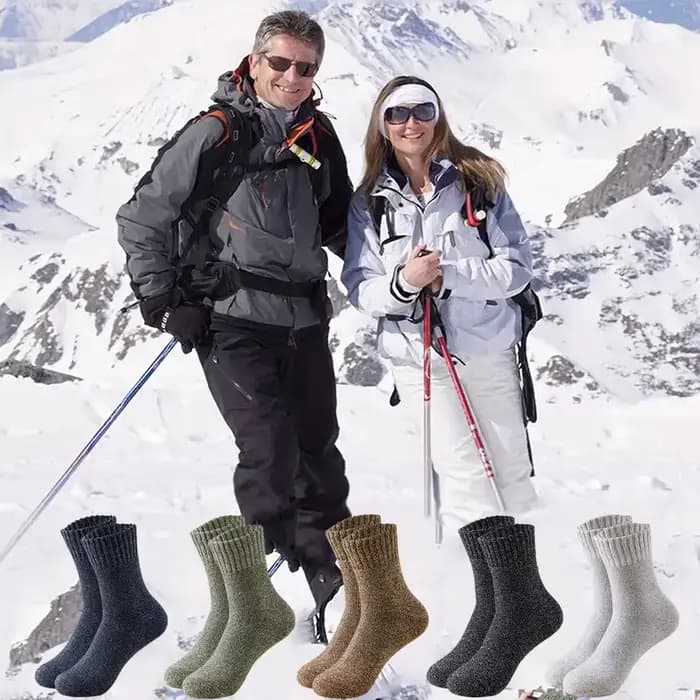 3 paires de chaussettes d'hiver épaisses pour hommes