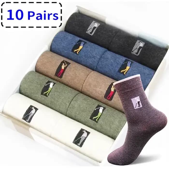 Chaussettes longues décontractées d'affaires pour hommes