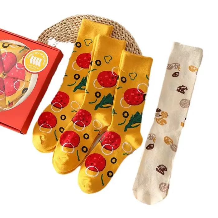 Chaussettes Pizza pour femmes