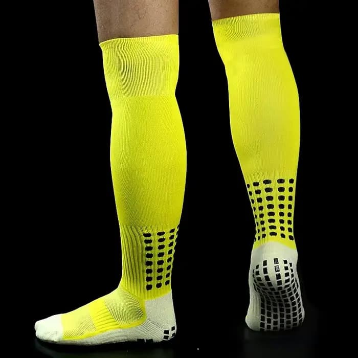 Nouvelles chaussettes de Football longues Silicone ventouse poignée anti-dérapant