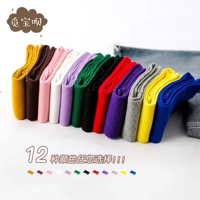 Chaussettes pour filles printemps automne couleur bonbon enfants sur le genou garçon enfants chaussettes hiver Ins à la mode haut Tube chaussettes