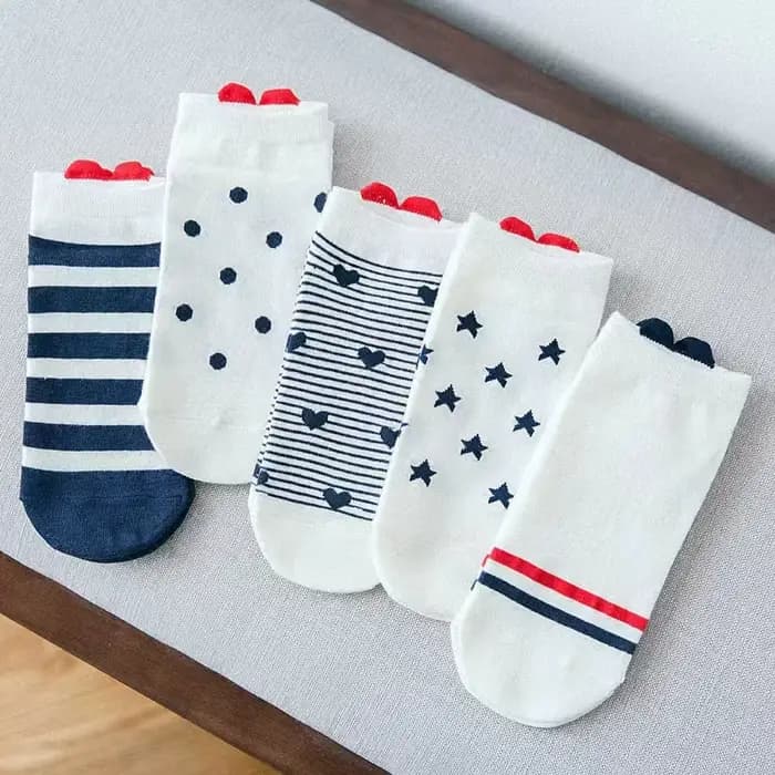 5 paires Lot Pack femmes chaussettes printemps été Animal licorne chat renard oreille dessin animé heureux drôle mignon belle coton cheville chaussettes coeur