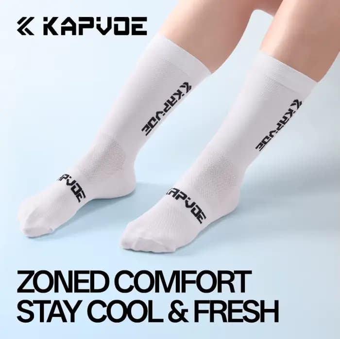 Chaussettes de cyclisme d'extérieur KAPVOE de haute qualité pour femmes et hommes