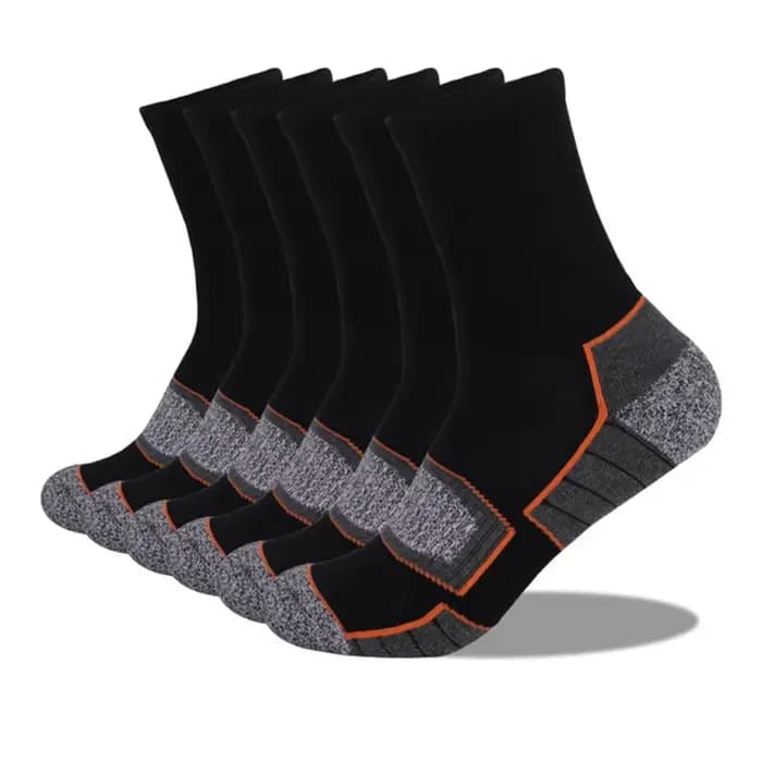 Hiver femmes hommes chaussettes de randonnée chaud plus épais respirant coton coussin équipage Sports de plein air ski