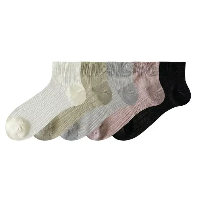 Chaussettes en dentelle ultra fines respirantes pour femmes