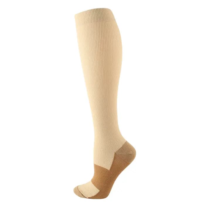 1 paire de chaussettes de compression S-XXL médical empêcher les varices tuyau de soutien sans orteils pour femmes hommes 15-20mmHg 30-40mmHg