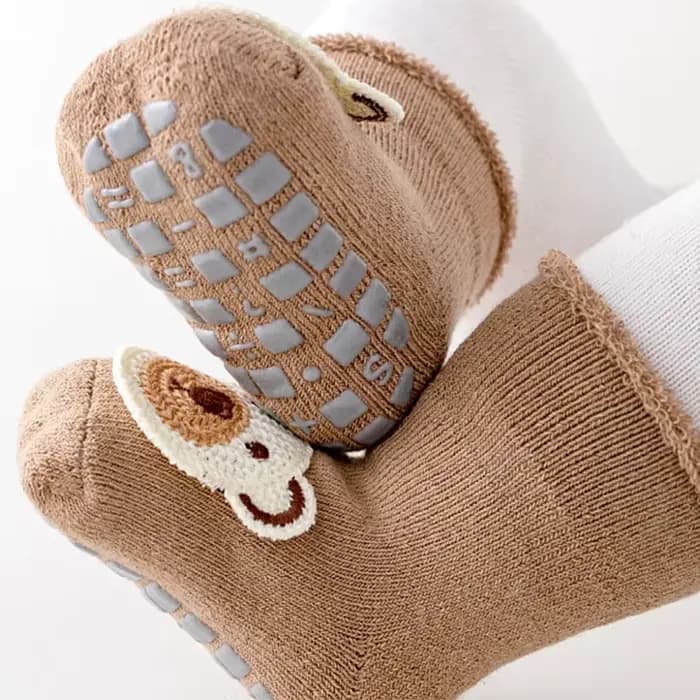 Chaussettes d'hiver en peluche pour nouveau-nés 0-2 ans