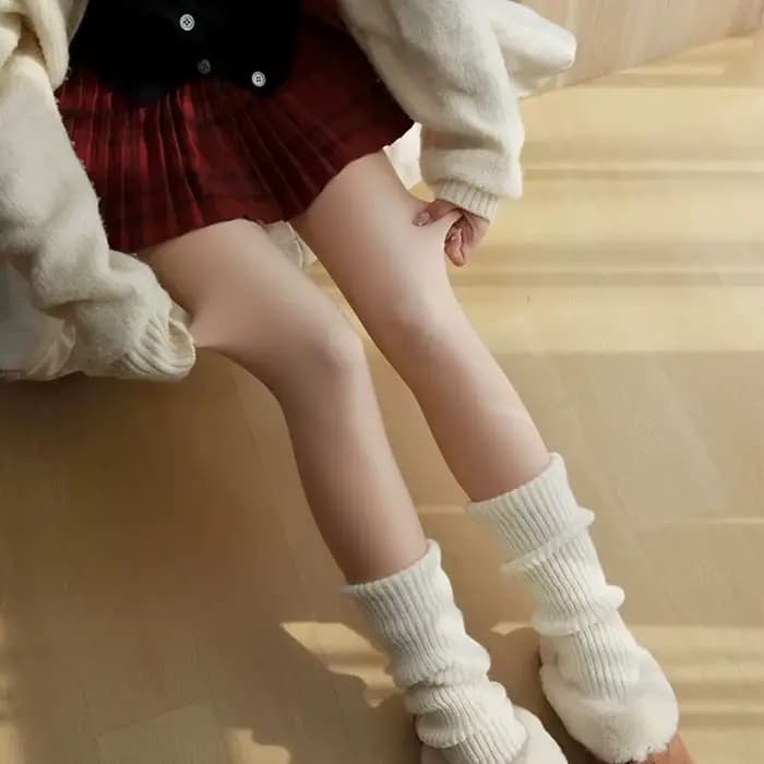 Collants épais en peluche brillant pour femmes