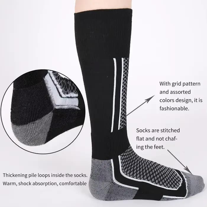 Chaussettes de ski épaisses pour femmes