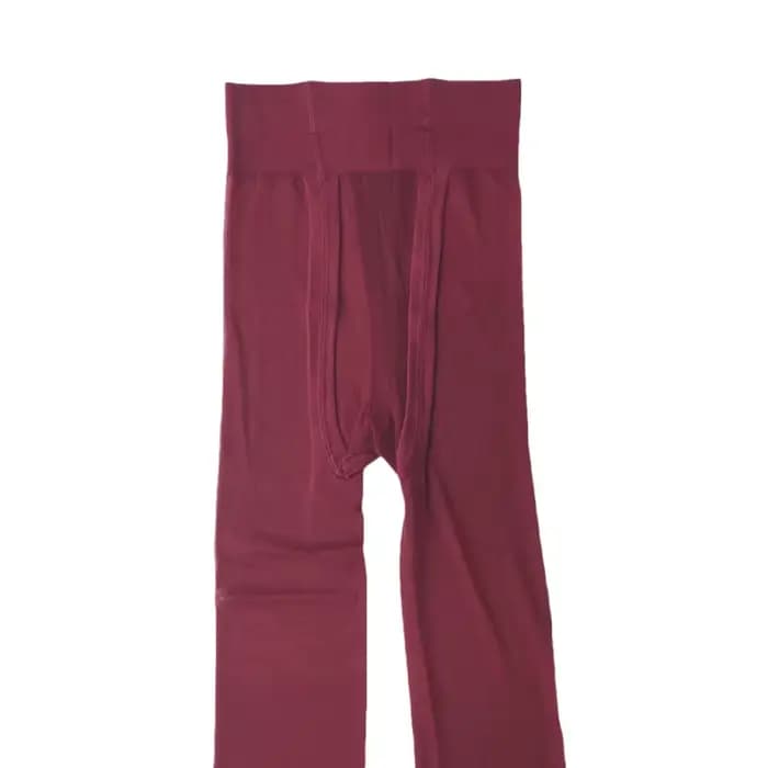 Collants d'été sans pieds Sheer Matt 40D pour femmes bordeaux Leggings capri sans