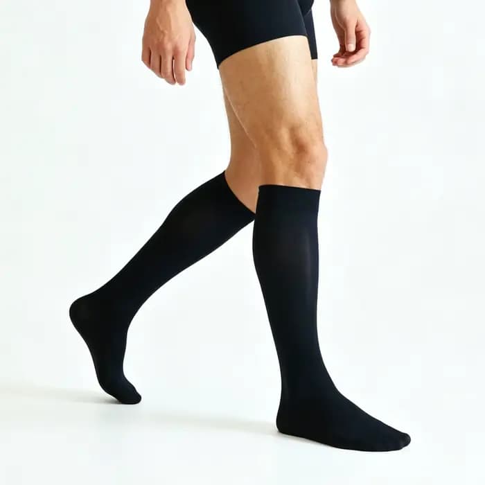 CLEVER-MENMODE Sexy robe d'affaires chaussettes hommes pure Tube moyen huile brillant bas Ultra mince chaussettes été voir à travers