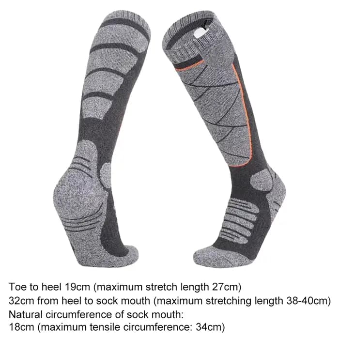 Chaussettes chauffantes électriques 3 modes réglables