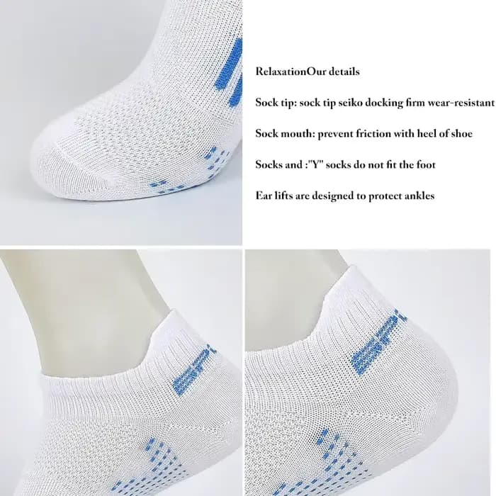 3 paires/lot chaussettes de course hommes femme basket-ball respirant anti-dérapant Sport Fitness cyclisme marche coton athlétique pas de sueur chaussette