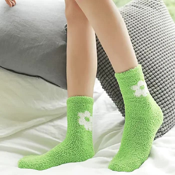 Chaussettes de lit mignonnes pour femmes et filles
