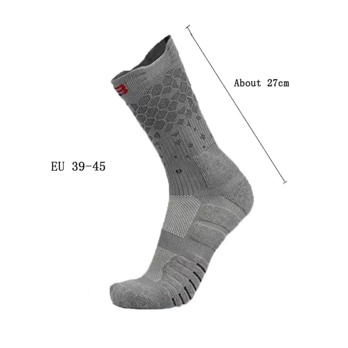 Chaussettes en accent d'abeille absorbant les chocs pour hommes et femmes