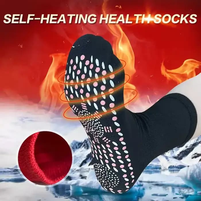 Chaussettes magnétiques auto-chauffantes pour femmes et hommes