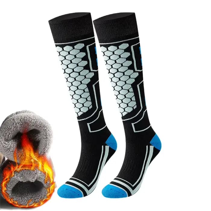 5 paires de chaussettes thermiques aléatoires pour homme et femme