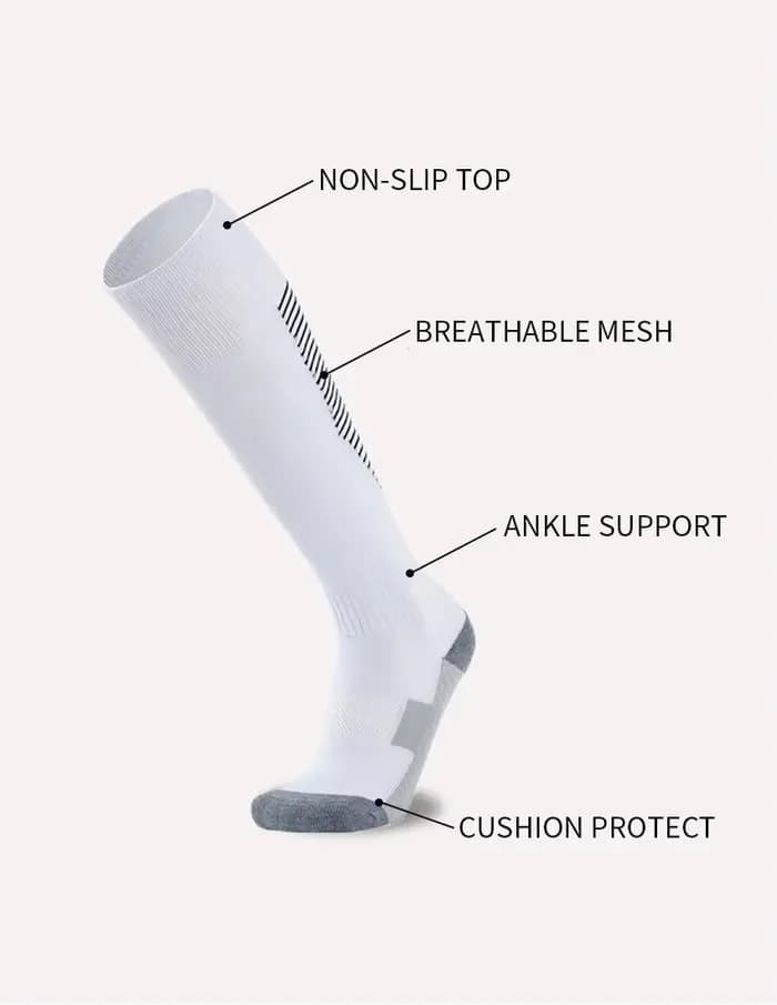 Chaussettes de football pour hommes sur le mollet